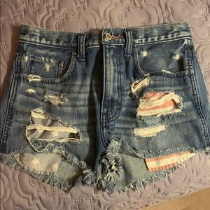 Hollister Jean shorts barely worn
